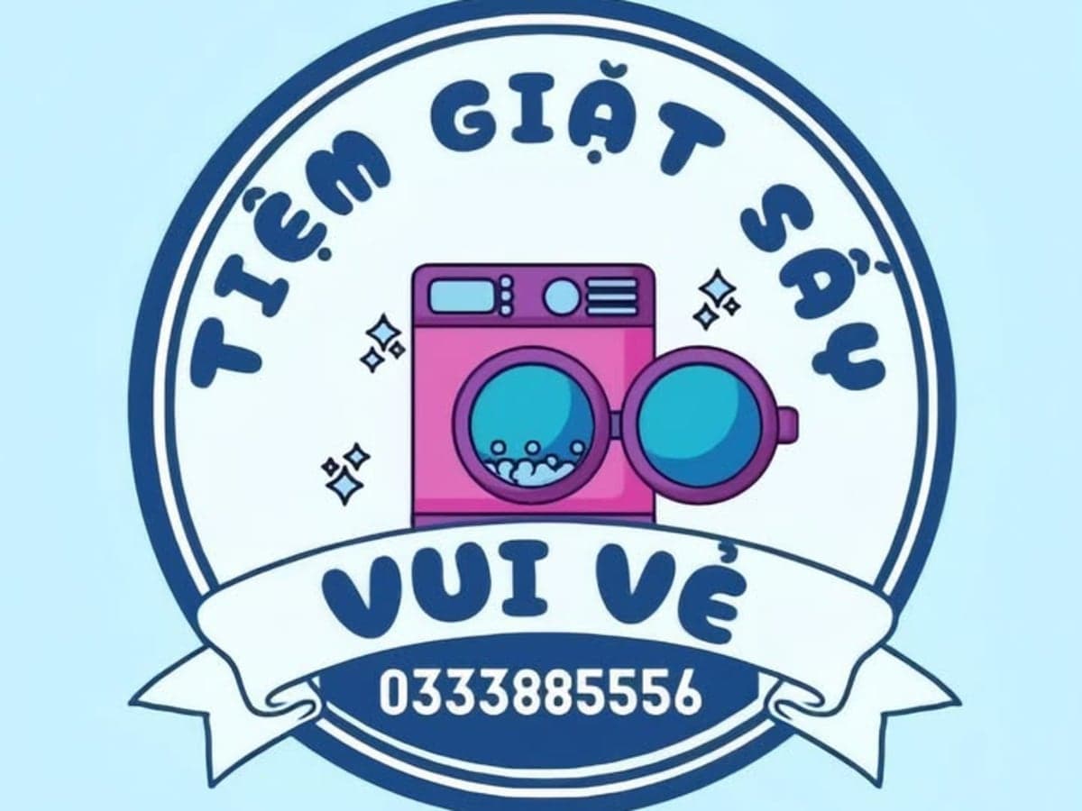 tiệm giặt sấy vui vẻ
