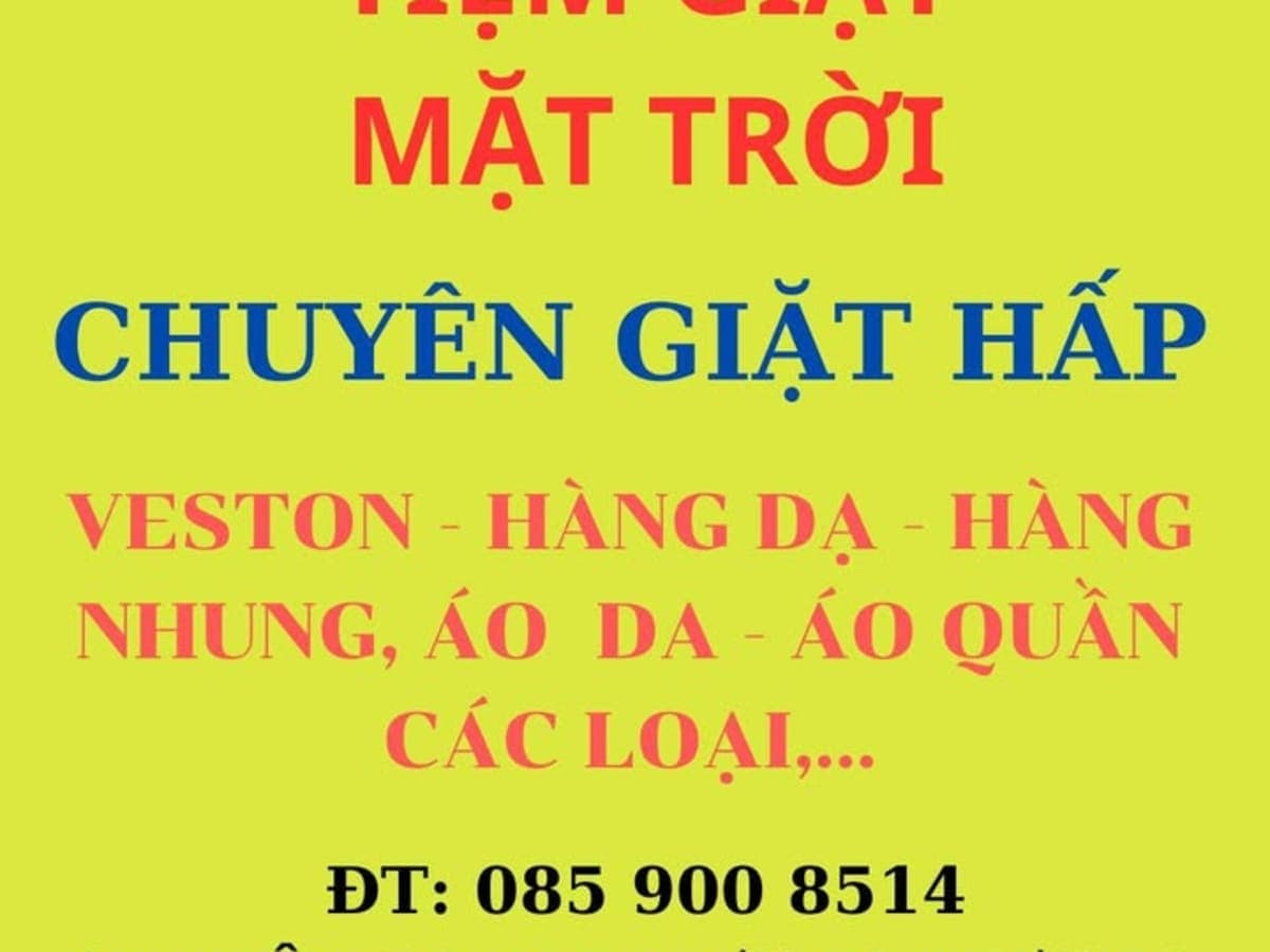 TIỆM GIẶT ỦI MẶT TRỜI